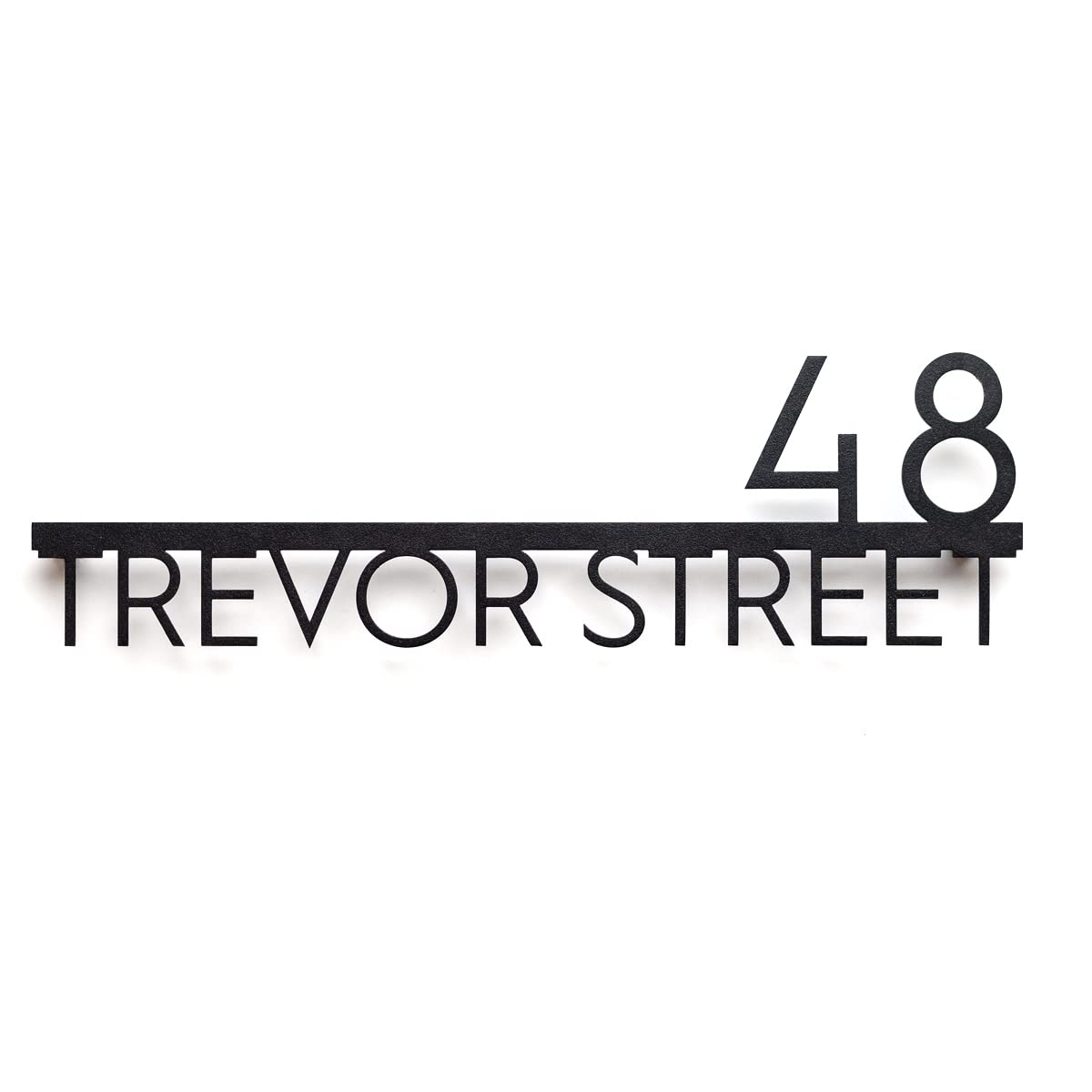 304 Stainless Steel Custom Address Sign For House Street, Address Sign Plaque for Outside, Modern House Numbers (24")