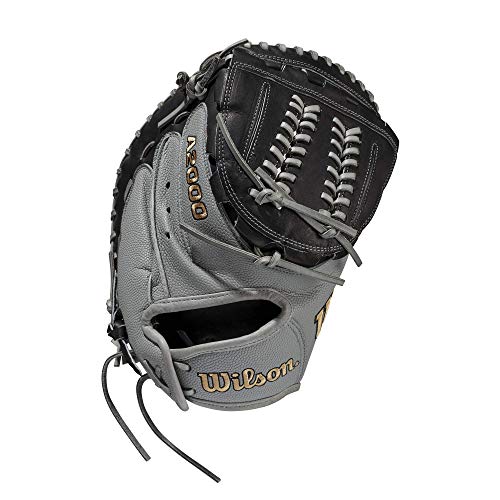 Wilson A2000™ Fastpitch CM34 w/SuperSkin (Catcher) - Right Hand Throw,34",Black