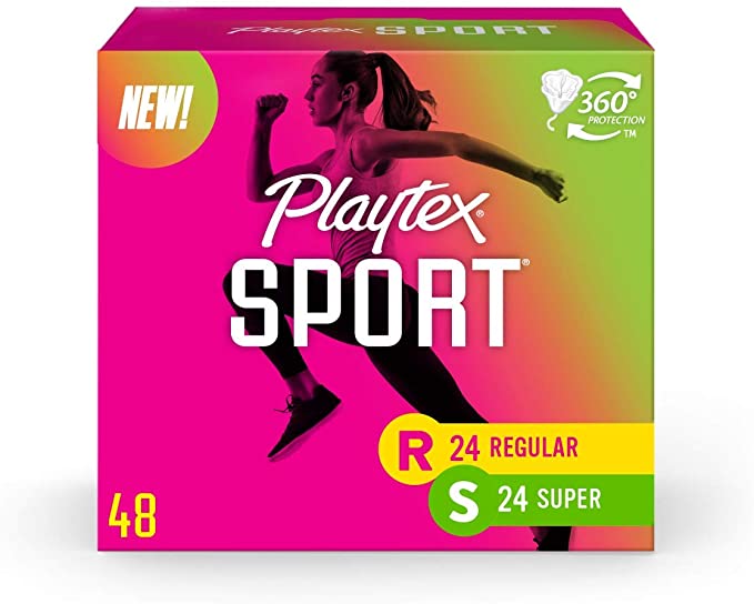 Playtex Sport Tampons Multipack, Unscented, 48 Count