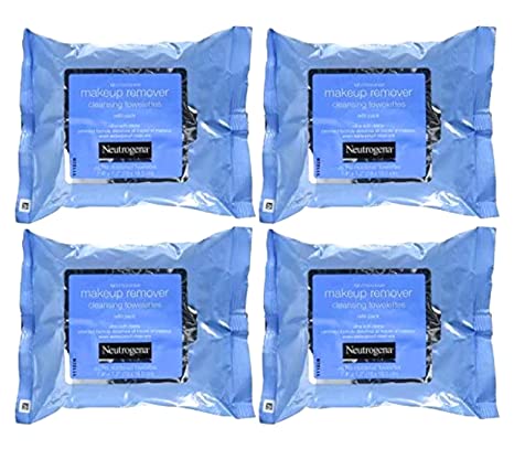 Neutrogena Makeup Remover Cleansing Towelettes 25 ct (Pack of 4)