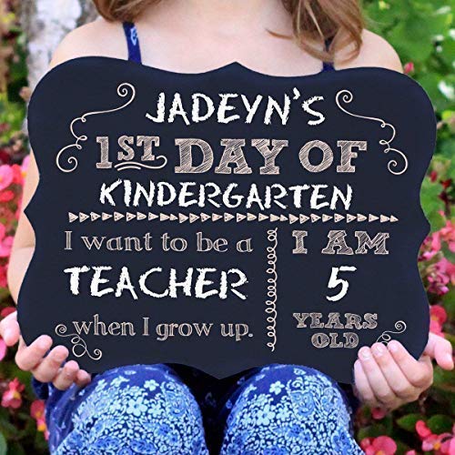 First Day Of School Chalkboard Sign, Reusable sign