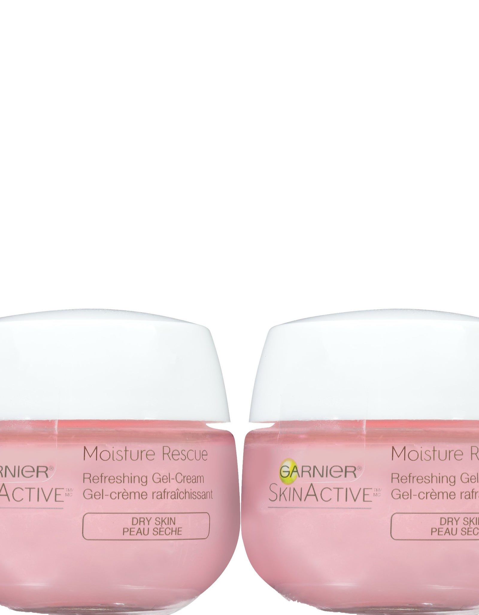 Garnier SkinActive Moisture Rescue Refreshing Gel-Cream for Dry Skin, Oil-Free, 1.7 Oz (50g), 2 Count (Packaging May Vary)