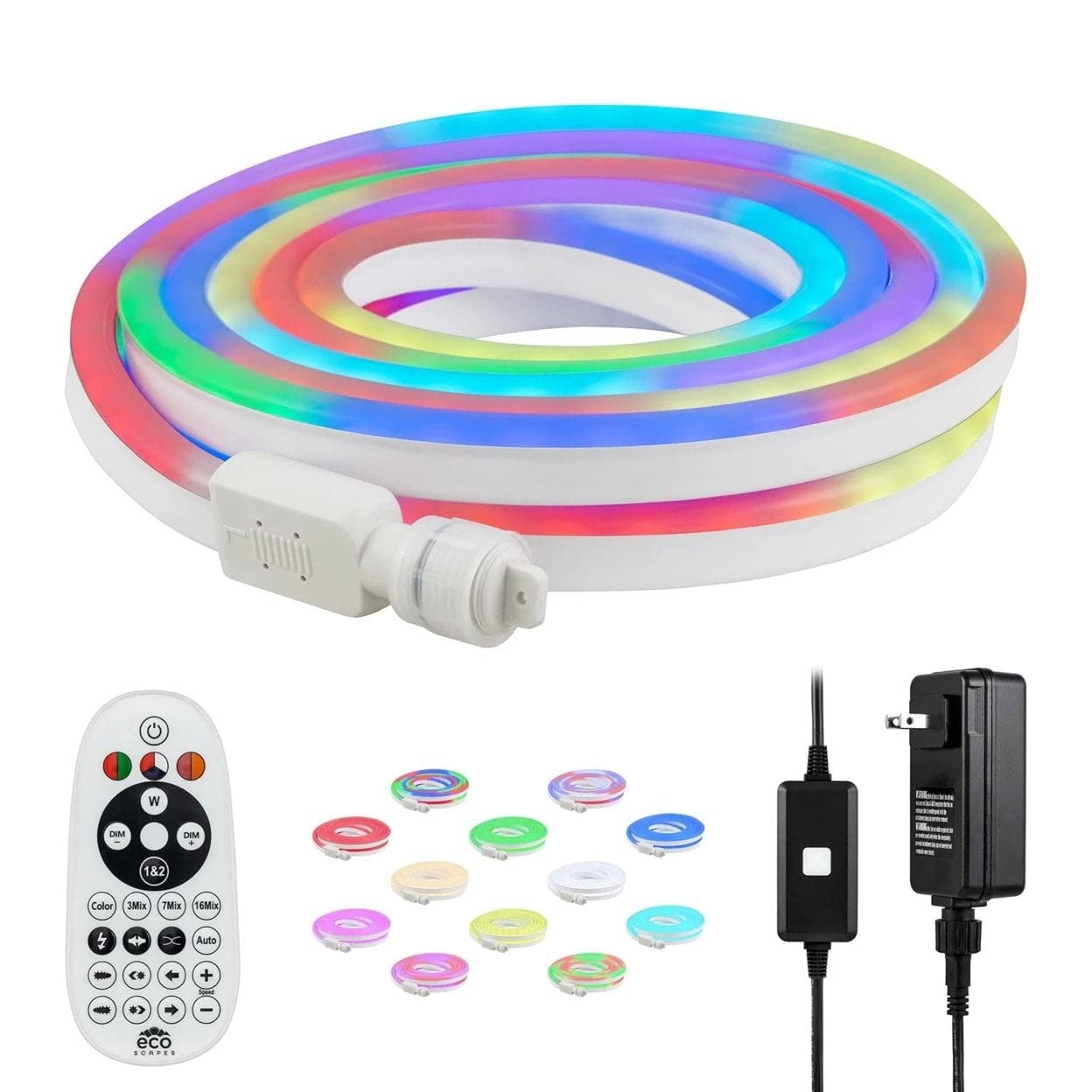 Color-Changing LED Flex Light with Remote Control by Enbrighten, 16.4'