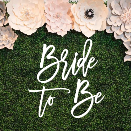 Bride to Be Wood Backdrop Sign, Customized Bride to Be Wood Sign (36" Wide)