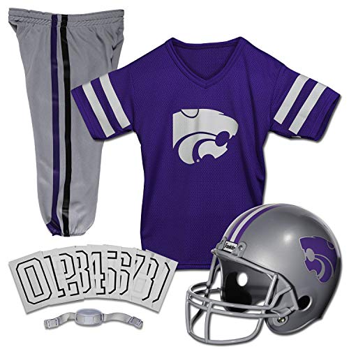 Franklin Sports NCAA Kansas State Wildcats Deluxe Youth Team Uniform Set, Small