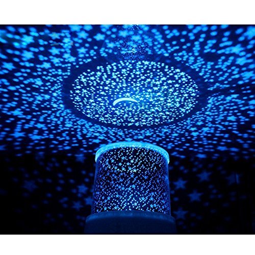 Generic LED Star Projector Night Light Amazing Lamp Master for Kids Bedroom Home Decoration Blue