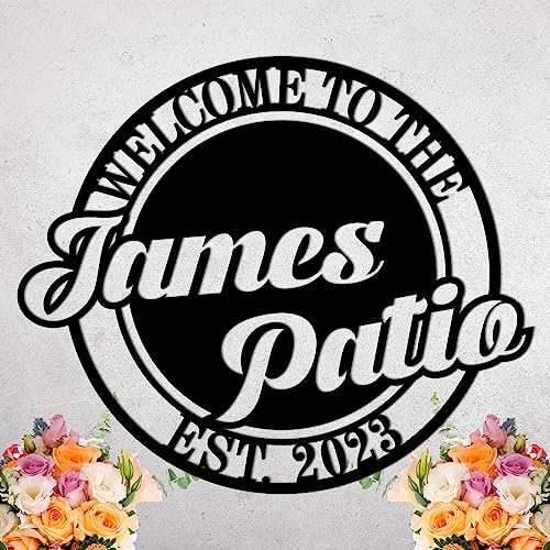 Personalized Metal Signs Personalized Patio Signs Custom Sign for Patio Backyard Bar Sign Outdoor Patio Signs and Decor Custom Patio Sign Backyard Decor Outdoor Patio Wall Decor