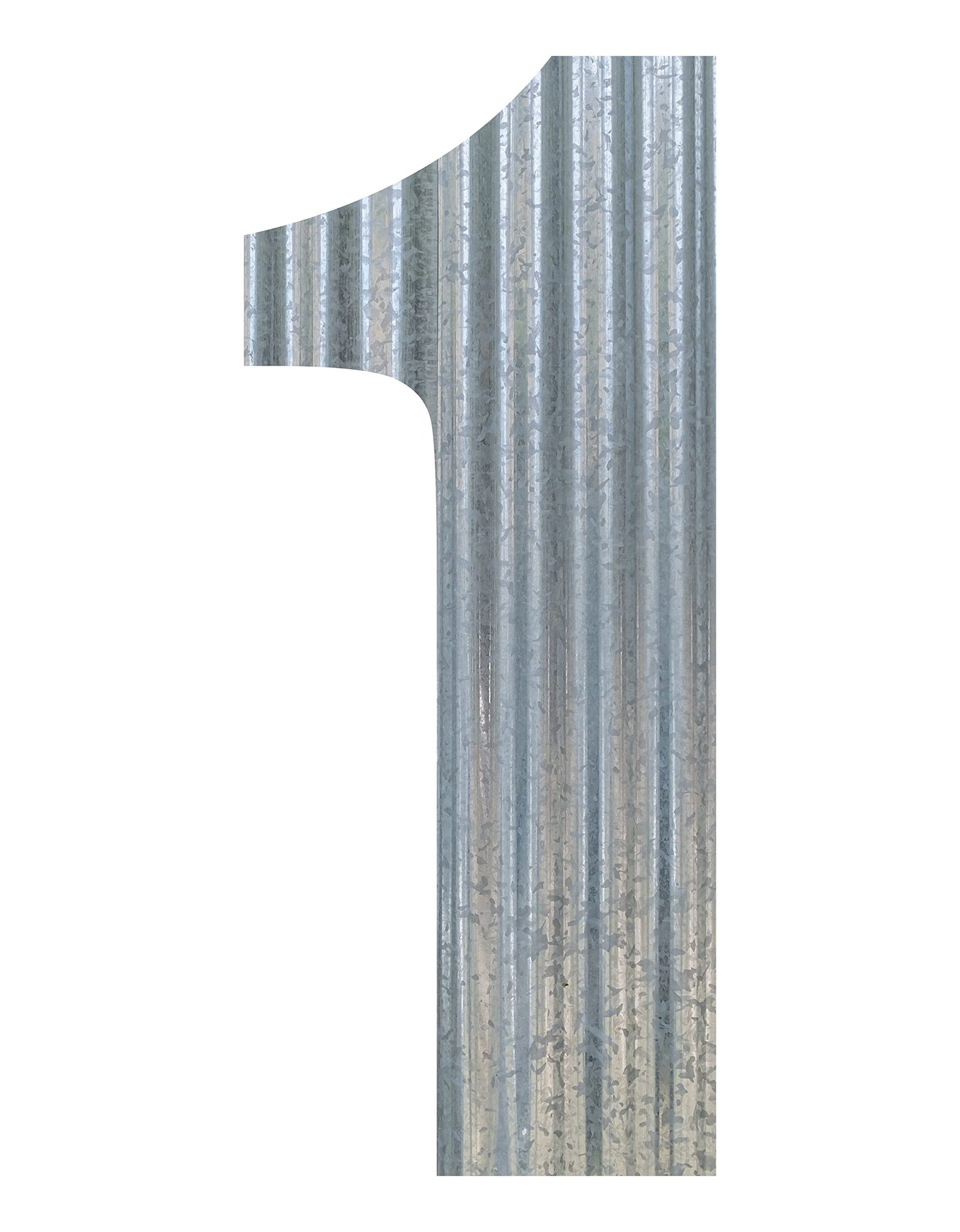 Corrugated Metal Letter (12 Inch, 1)