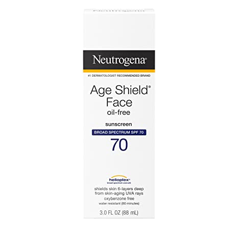 Neutrogena Age Shield Anti-Oxidant Face Lotion Sunscreen with Broad Spectrum SPF 70, 3 fl. oz