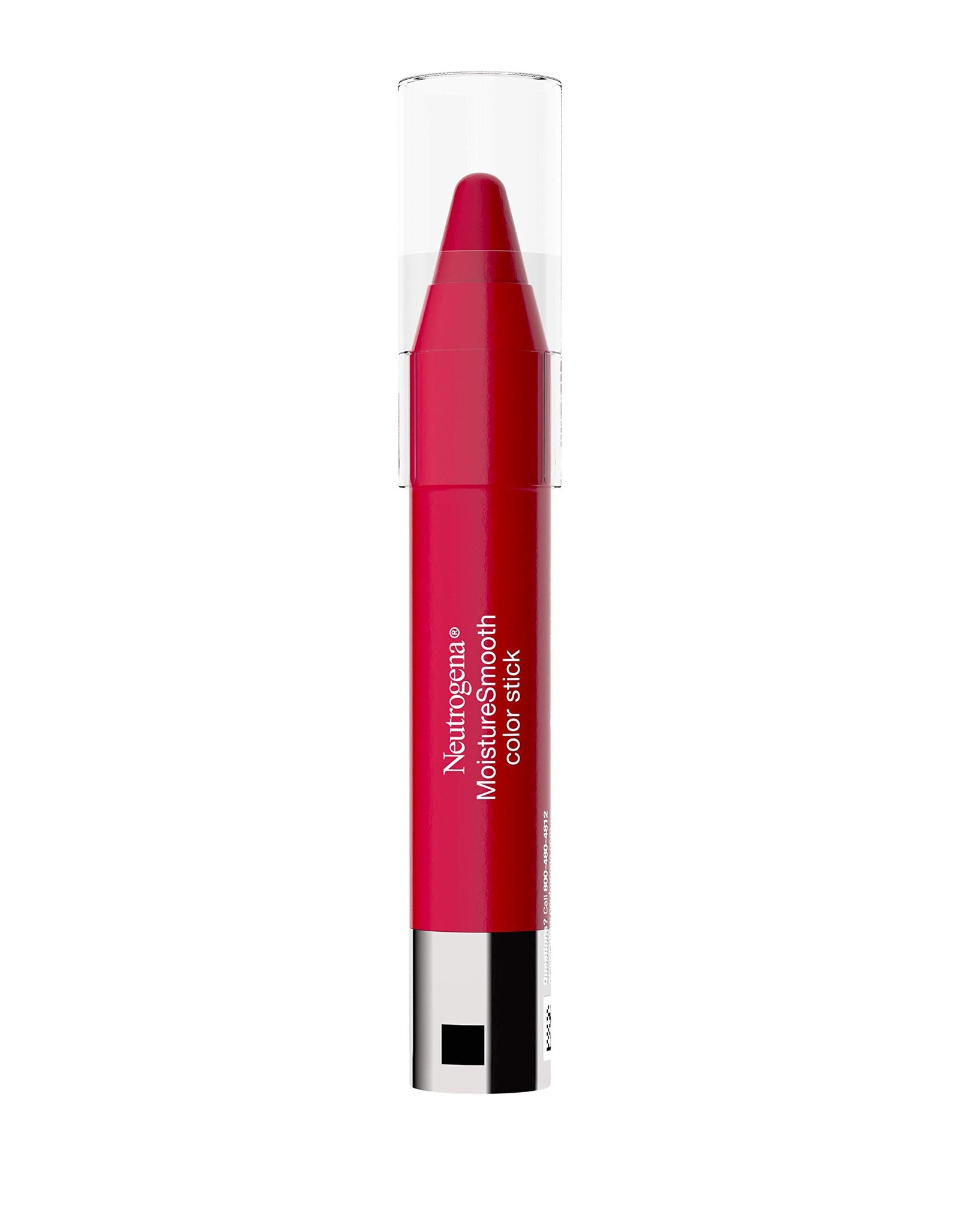 Neutrogena MoistureSmooth Color Stick for Lips, Moisturizing and Conditioning Lipstick with a Balm-Like Formula, Nourishing Shea Butter and Fruit Extracts, 150 Cherry Pink, 011 oz