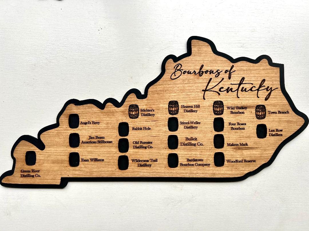 Bourbon Trail Map Bourbons of Kentucky