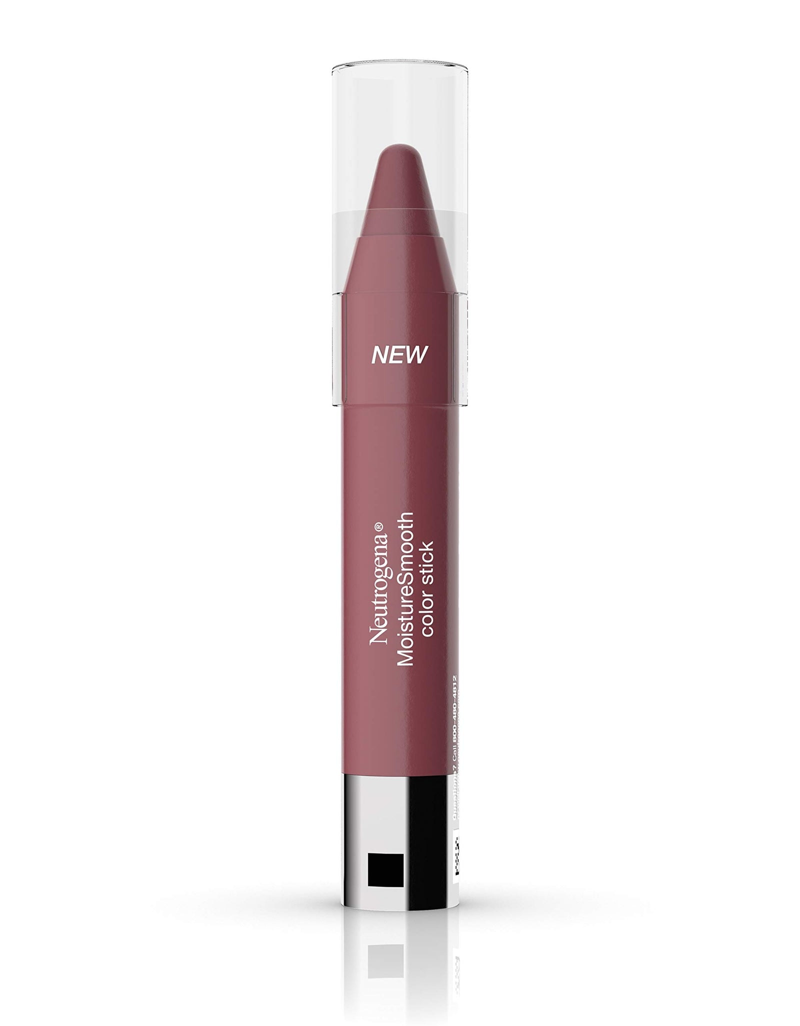 Neutrogena MoistureSmooth Color Stick for Lips, Moisturizing and Conditioning Lipstick with a Balm-Like Formula, Nourishing Shea Butter and Fruit Extracts, 120 Berry Brown,.011 oz (Pack of 36)