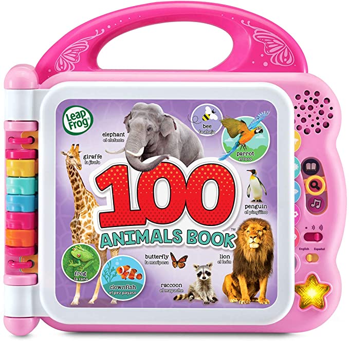 LeapFrog 100 Animals Book, Pink