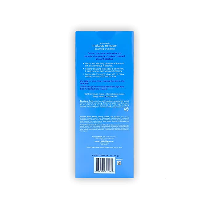 Neutrogena Makeup Remover Cleansing Towelettes, Refill Pack, 25 Count (Pack of 5)+ 1 travel size (7ct.)