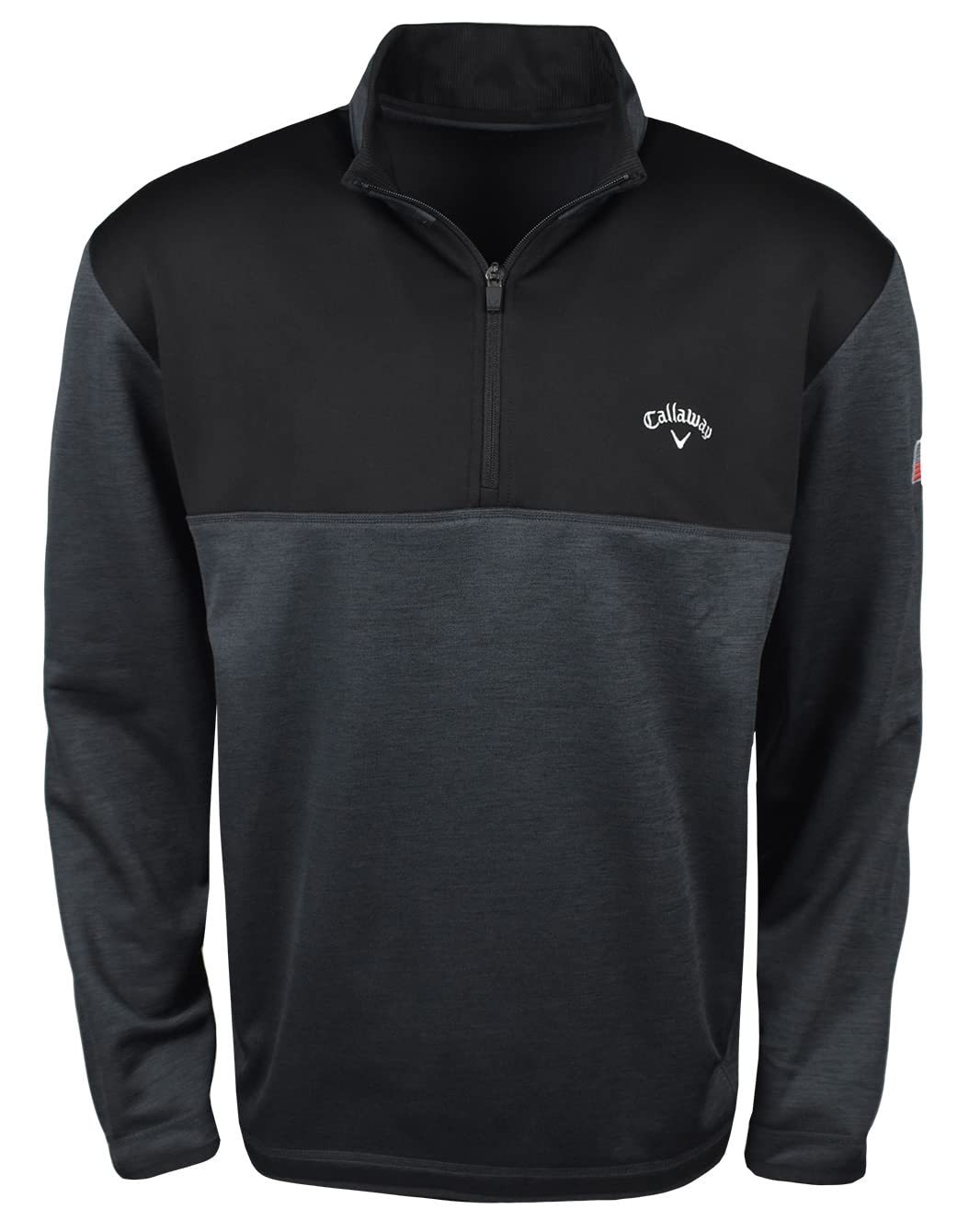 Callaway Golf 1/4 Zip Pullover Black Heather Medium