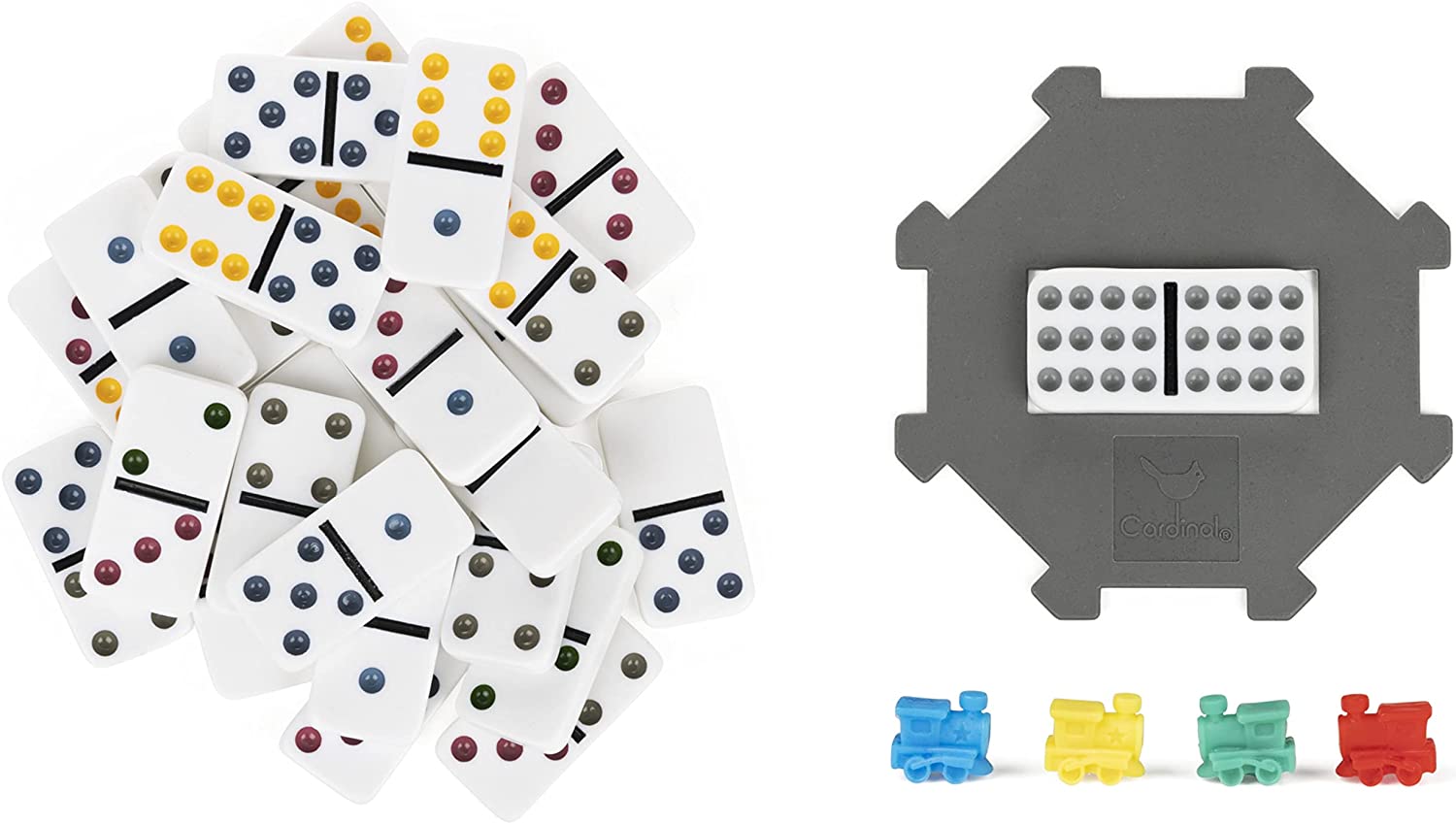 Double Twelve Dominoes Set in Storage Tin