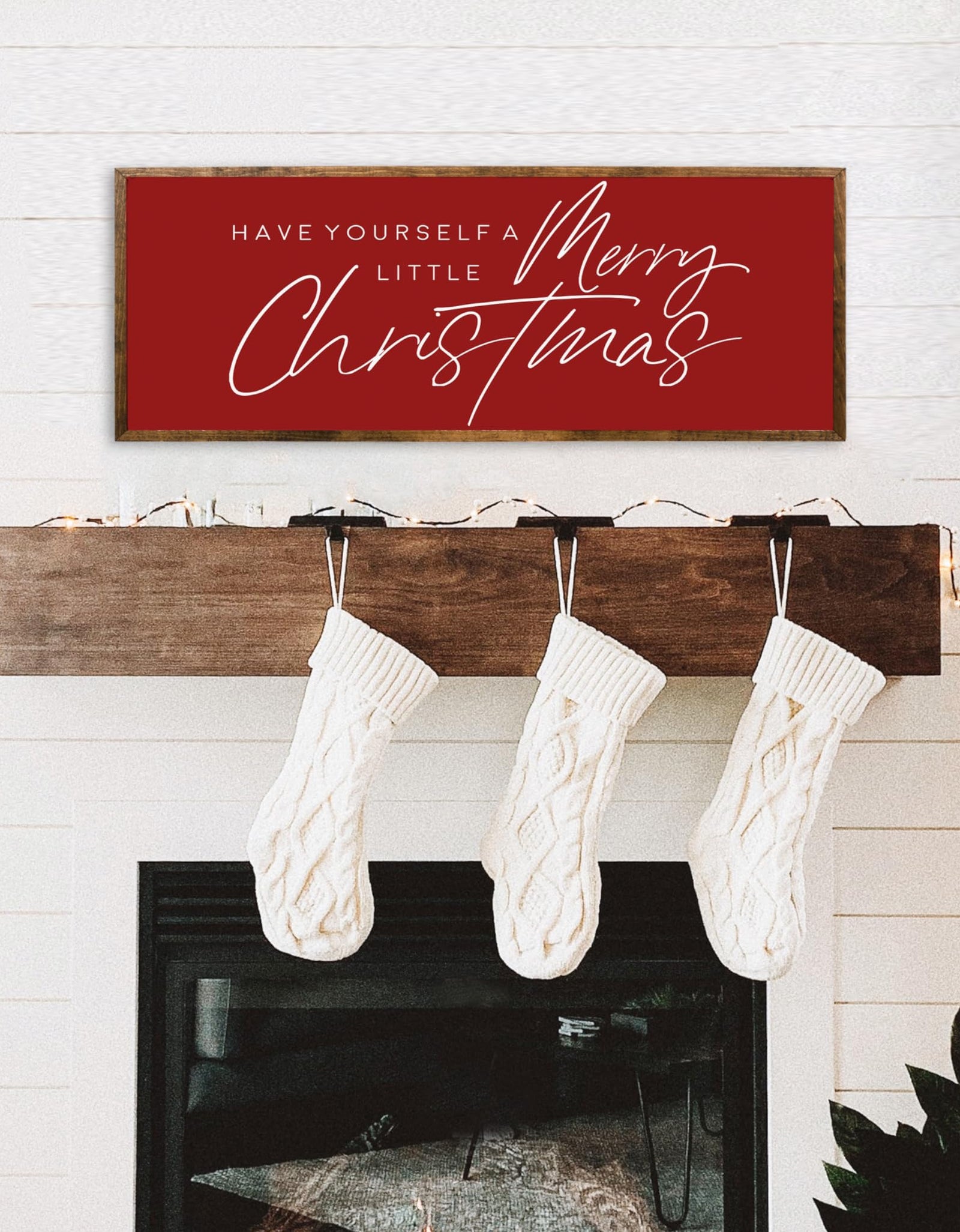 16x32 inches, Have yourself a Merry little Christmas | Christmas decor | Christmas room decor | Christmas wall decor | Farmhouse Christmas decor