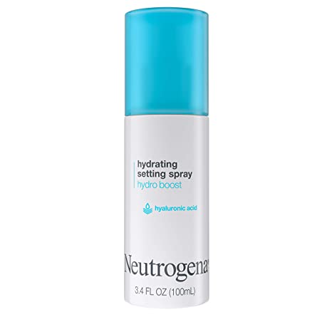 Neutrogena Hydro Boost Hydrating Setting Spray with Hyaluronic Acid, Longwear Makeup Setting Facial Mist for Smooth, Glowing, Dewy Skin, 3.4 fl. oz