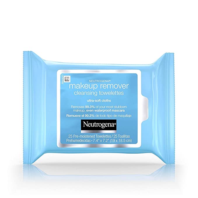 Neutrogena Make Up Removing Wipes, 200 Cleansing Towelettes (Pack of 8)
