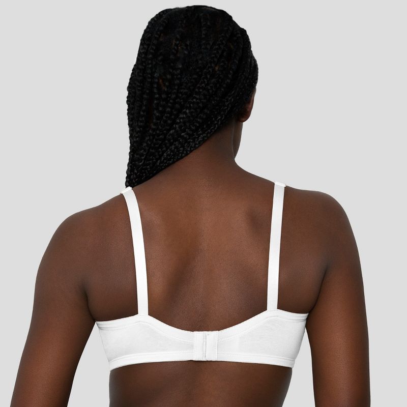 White 3 Hook and Eye Bra Back Closures 2.25 x 2 DYEABLE - The