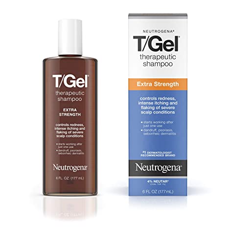 Neutrogena T/Gel Extra Strength Therapeutic Shampoo with 1% Coal Tar, 6fl oz
