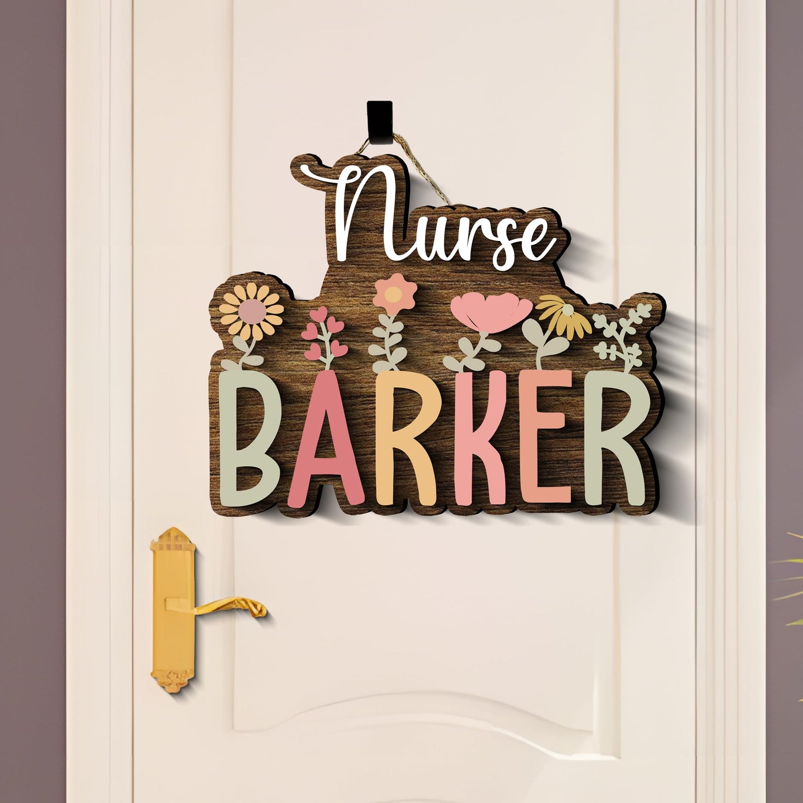 Welcome to Nurses Office Sign Personalized Welcome Sign for Nurse Office Door Decorations School Health Nurse Office Clinic Hospital Sign Nurse Week Practitioner Gifts Nurse Office (HO00109HO)