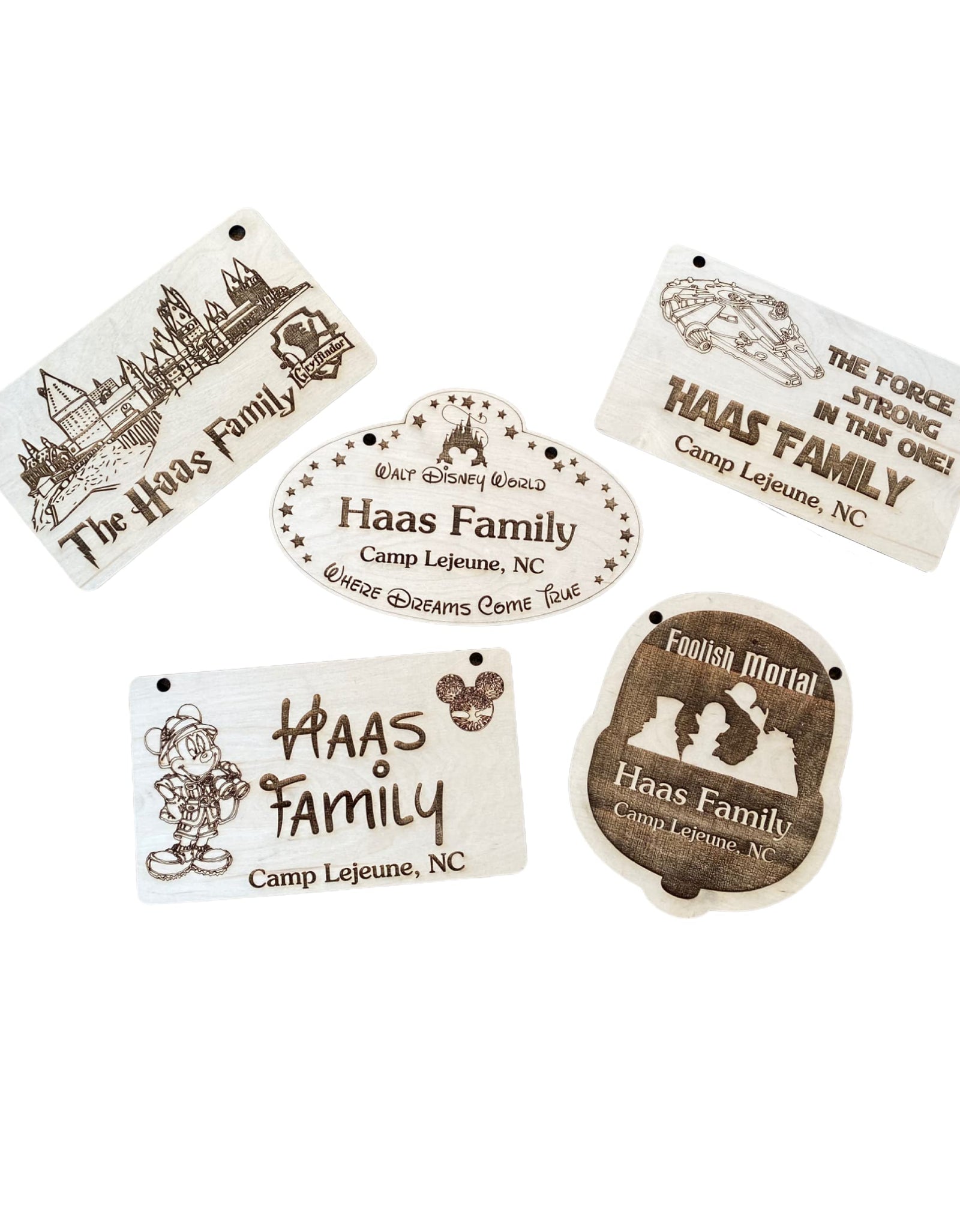 Personalized Theme Park Inspired Stroller ID Tags - Name Plates (Star Wars)