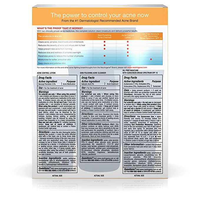 Neutrogena Complete Acne Therapy System