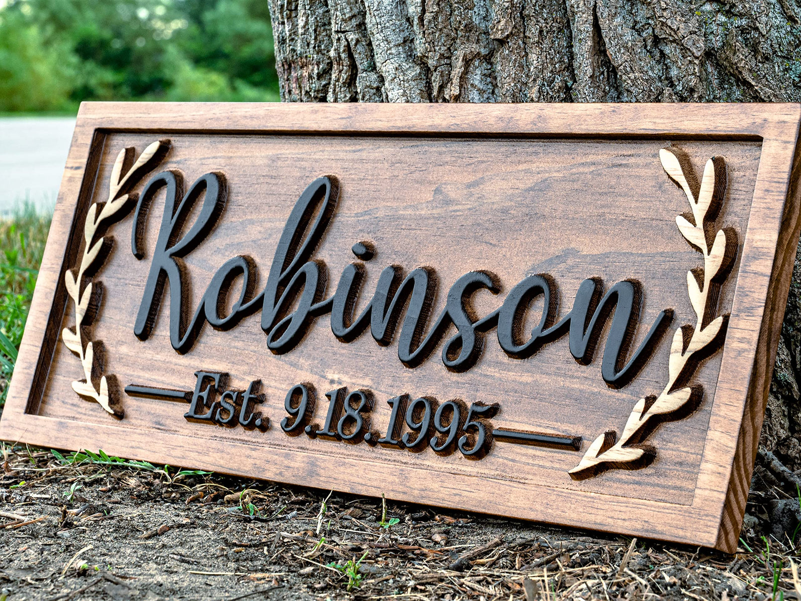 Last Name Sign | Wood Wall Decor | Nursery Name Sign | Baby Name Sign | Family Name Sign | Wooden Porch Sign | Front Door Sign | Personalized Wedding Gift | Wedding Decor | Bridal Shower Decor