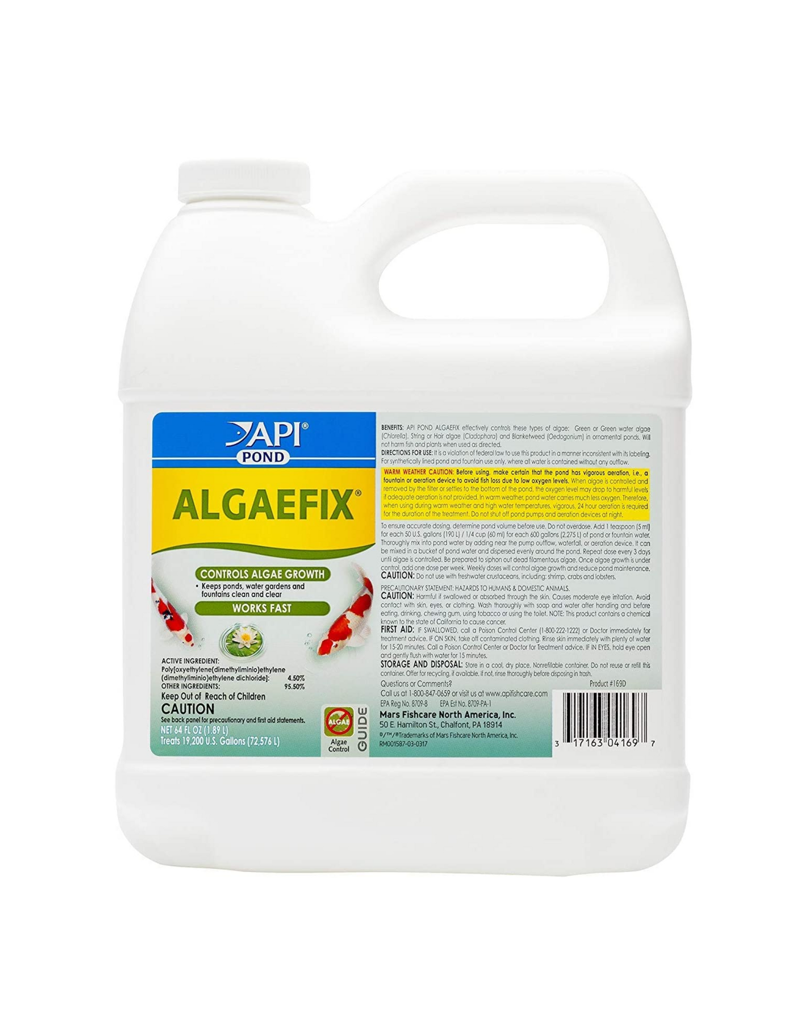 API POND ALGAEFIX Algae Control 64 fl oz Bottle (FF-169D)