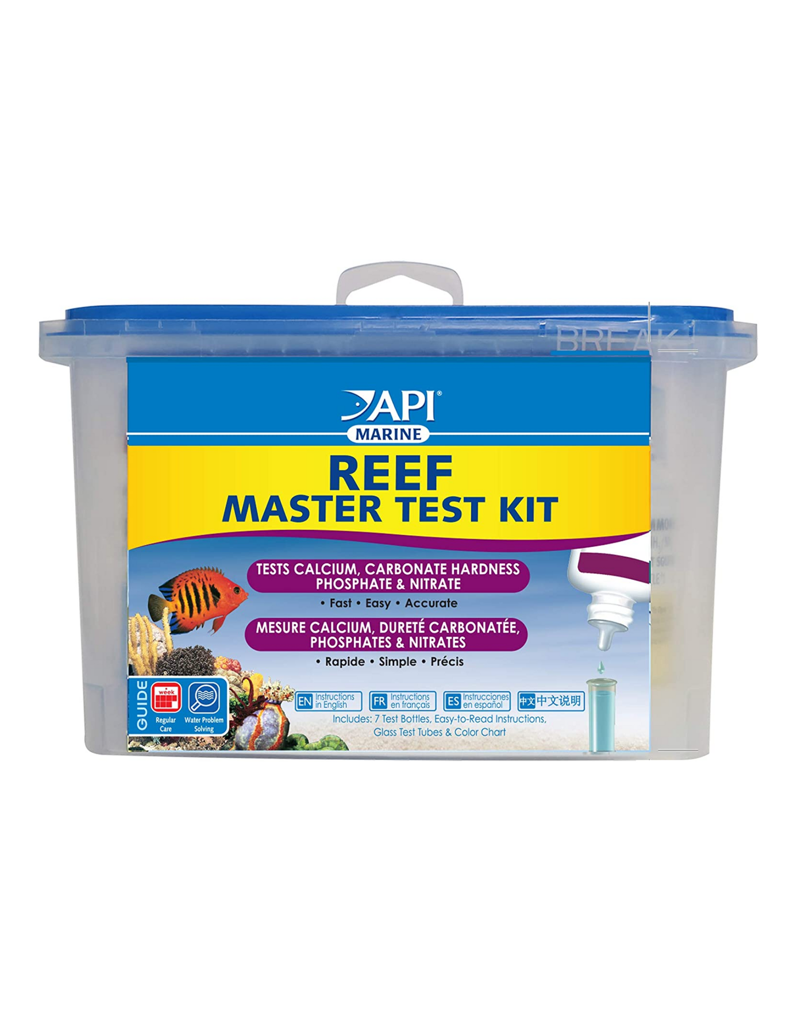 API REEF MASTER TEST KIT Aquarium Water Test Kit, Reef 1 Ct