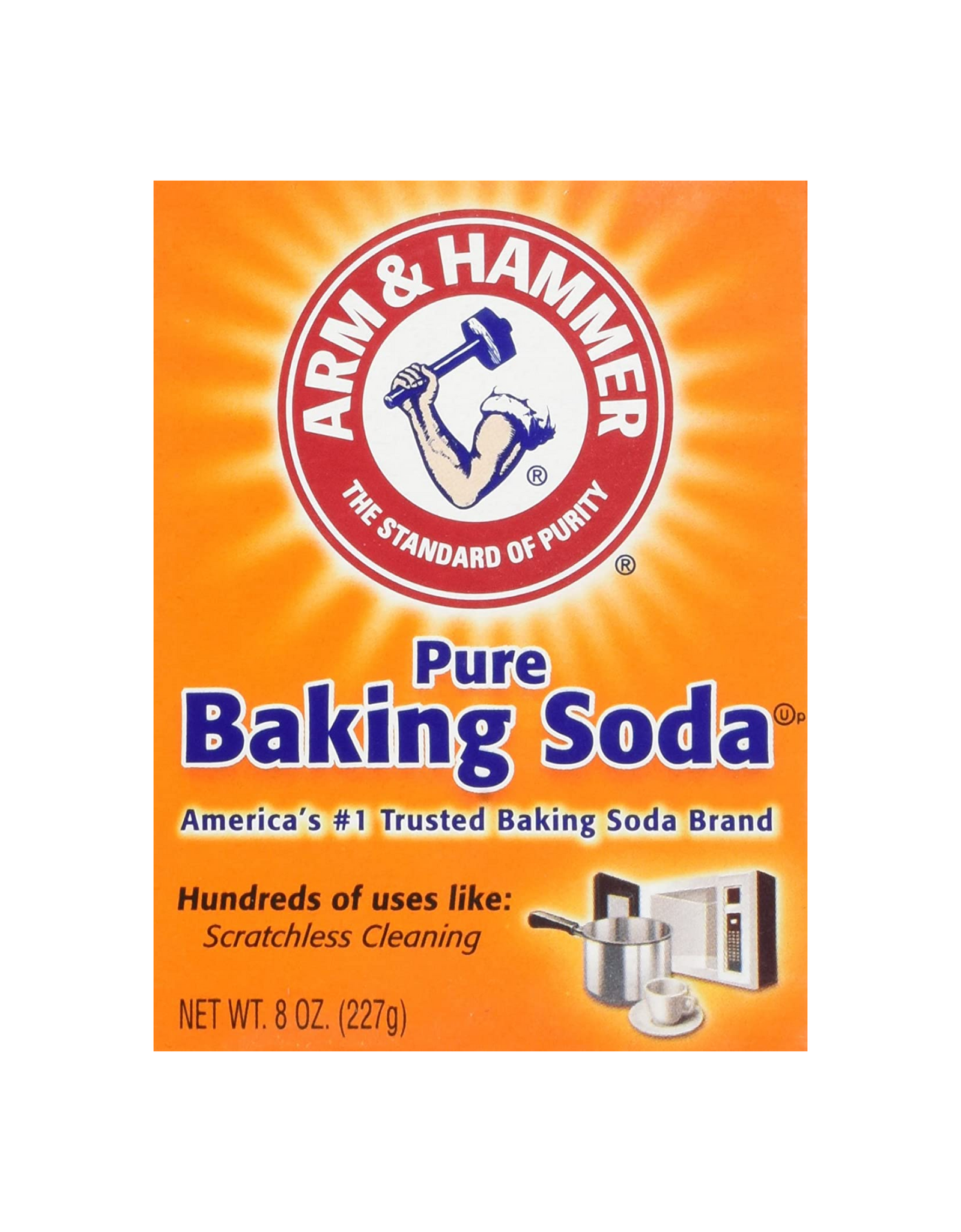 Arm & Hammer Pure Baking Soda, 8 oz (1 Pack)