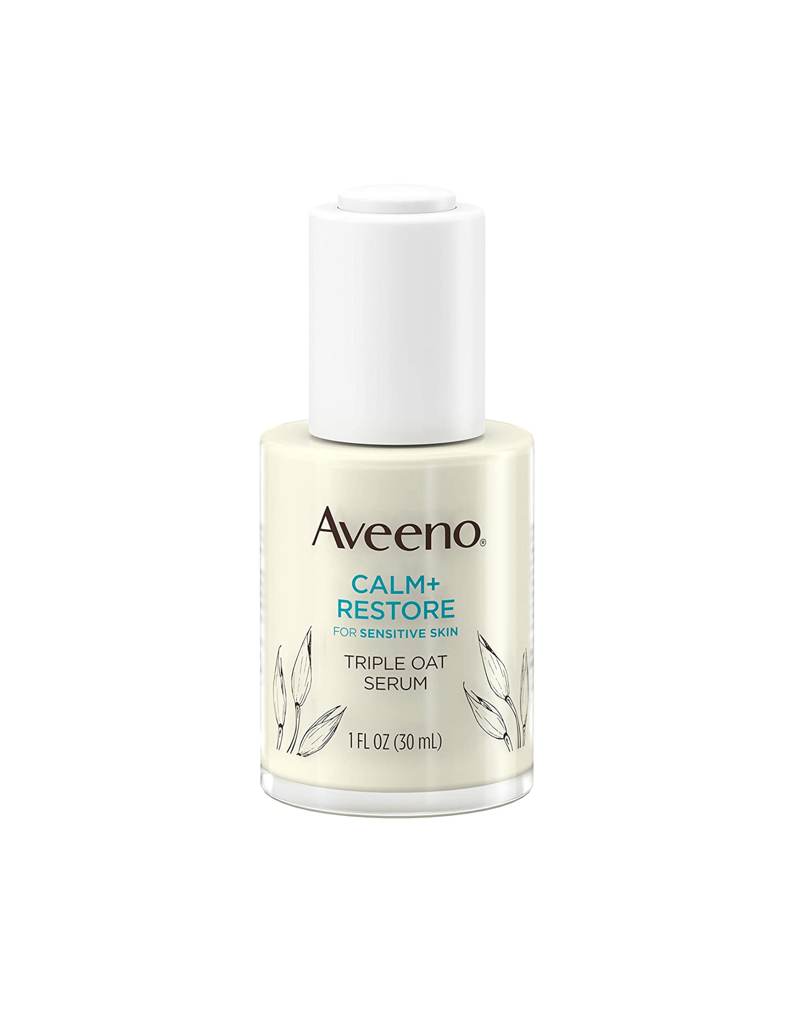 Aveeno Calm + Restore Triple Oat Serum for Sensitive Skin, 1 fl oz
