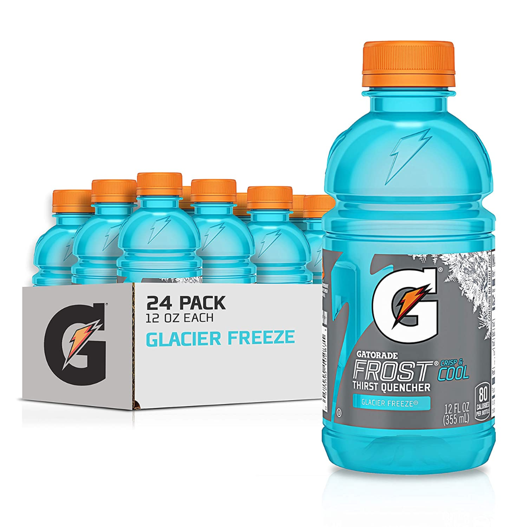 Gatorade Thirst Quencher Glacier Freeze, 12 Ounce - Pack of 24