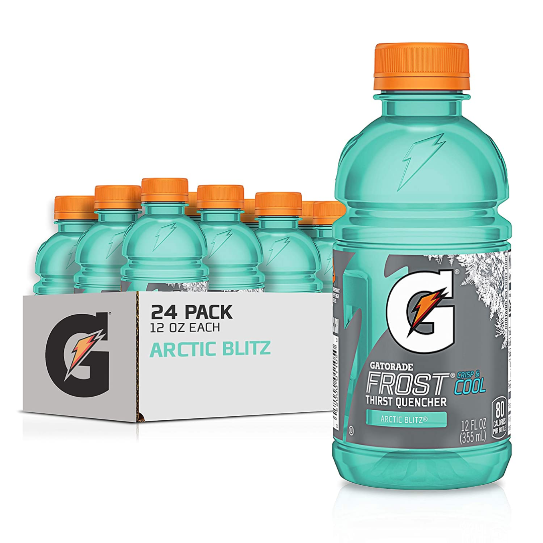 Gatorade Frost Thirst Quencher, Arctic Blitz, 12 fl oz (Pack of 24)