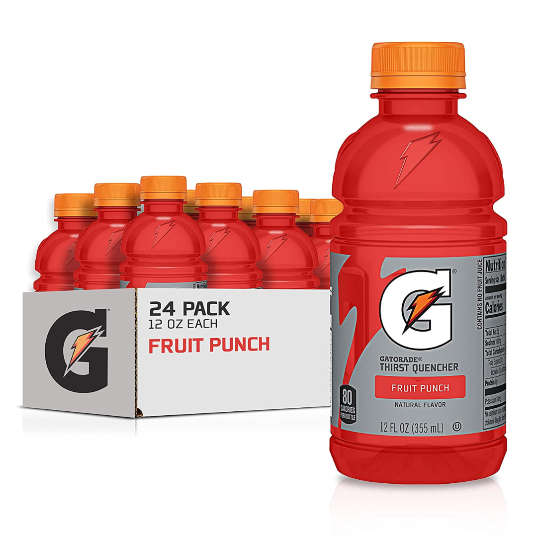 Gatorade Thirst Quencher Bottles Fruit Punch - Pack of 24