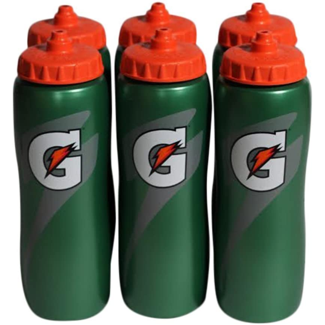 Gatorade, Squeeze Water Sports Bottle, 32 Ounce - Pack of 6