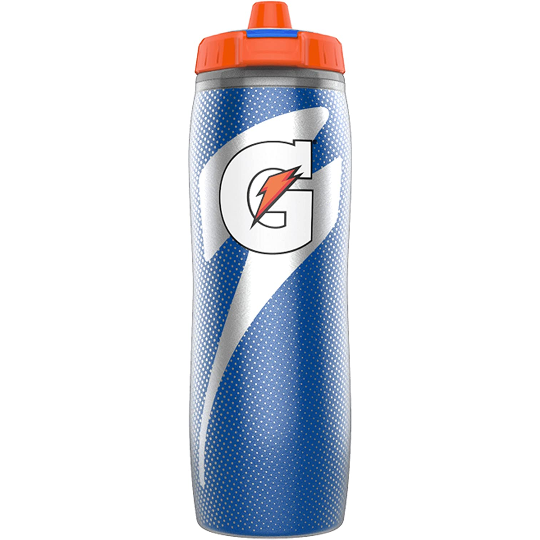 Gatorade Insulated Squeeze Bottle, Blue, BPA Free, Double-Wall Insulation, 30 Ounce