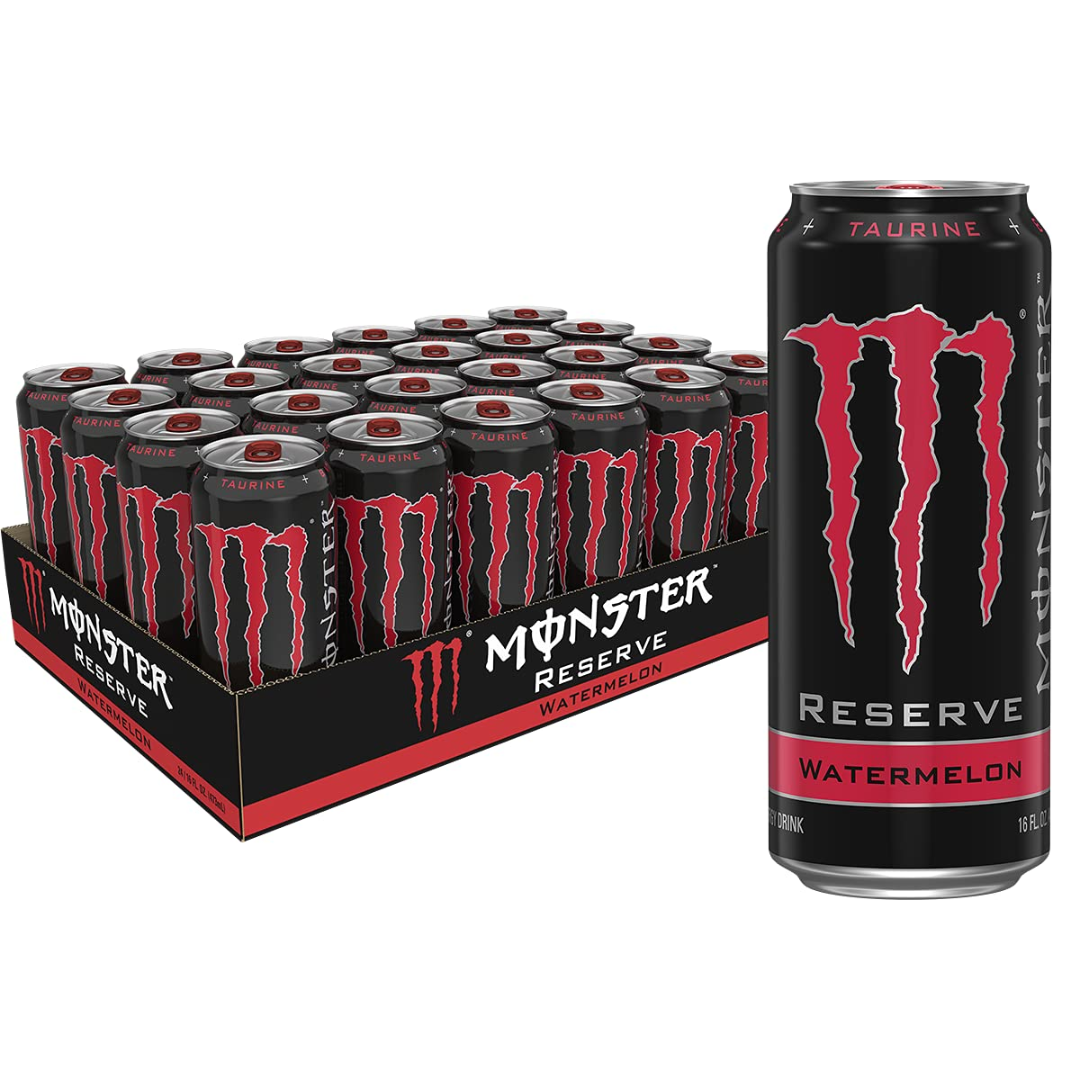 Monster Energy Reserve Watermelon, 16 Ounce - Pack of 24