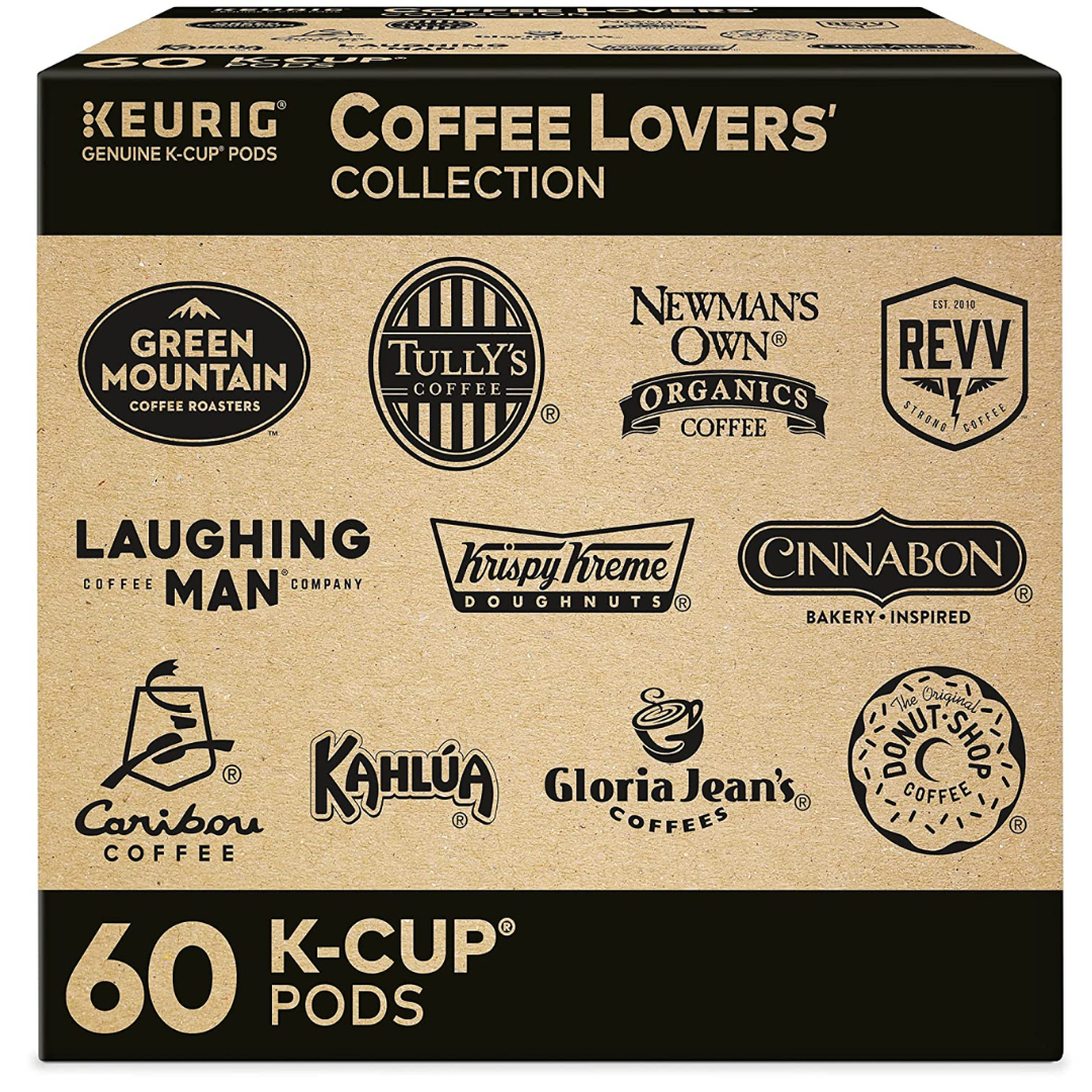 Keurig Coffee Lovers Collection, Single-Serve Coffee K-Cup Pods Sampler, 60 Count Variety Pack