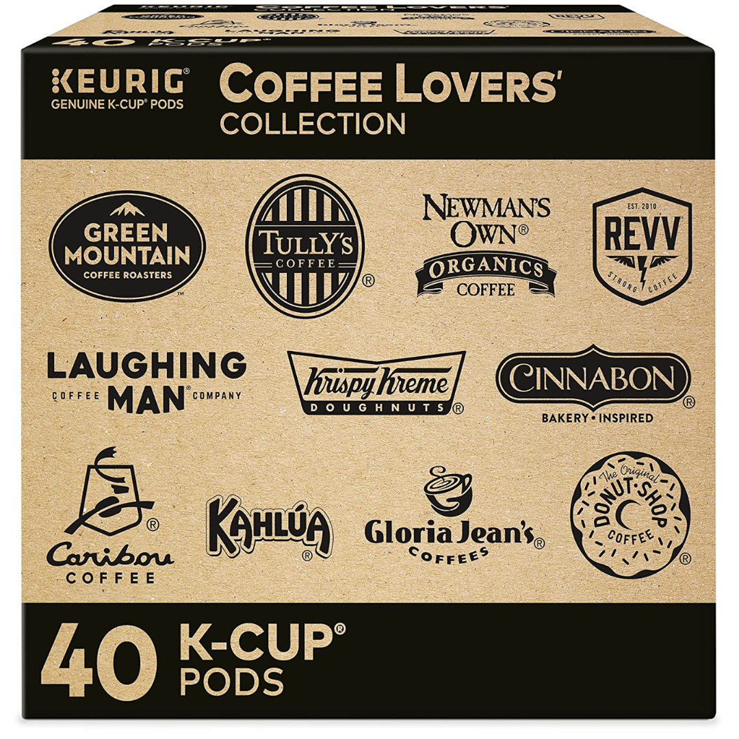 Keurig Coffee Lovers' Collection Sampler Pack, Single-Serve K-Cup Pods, Variety Pack, 40 Count