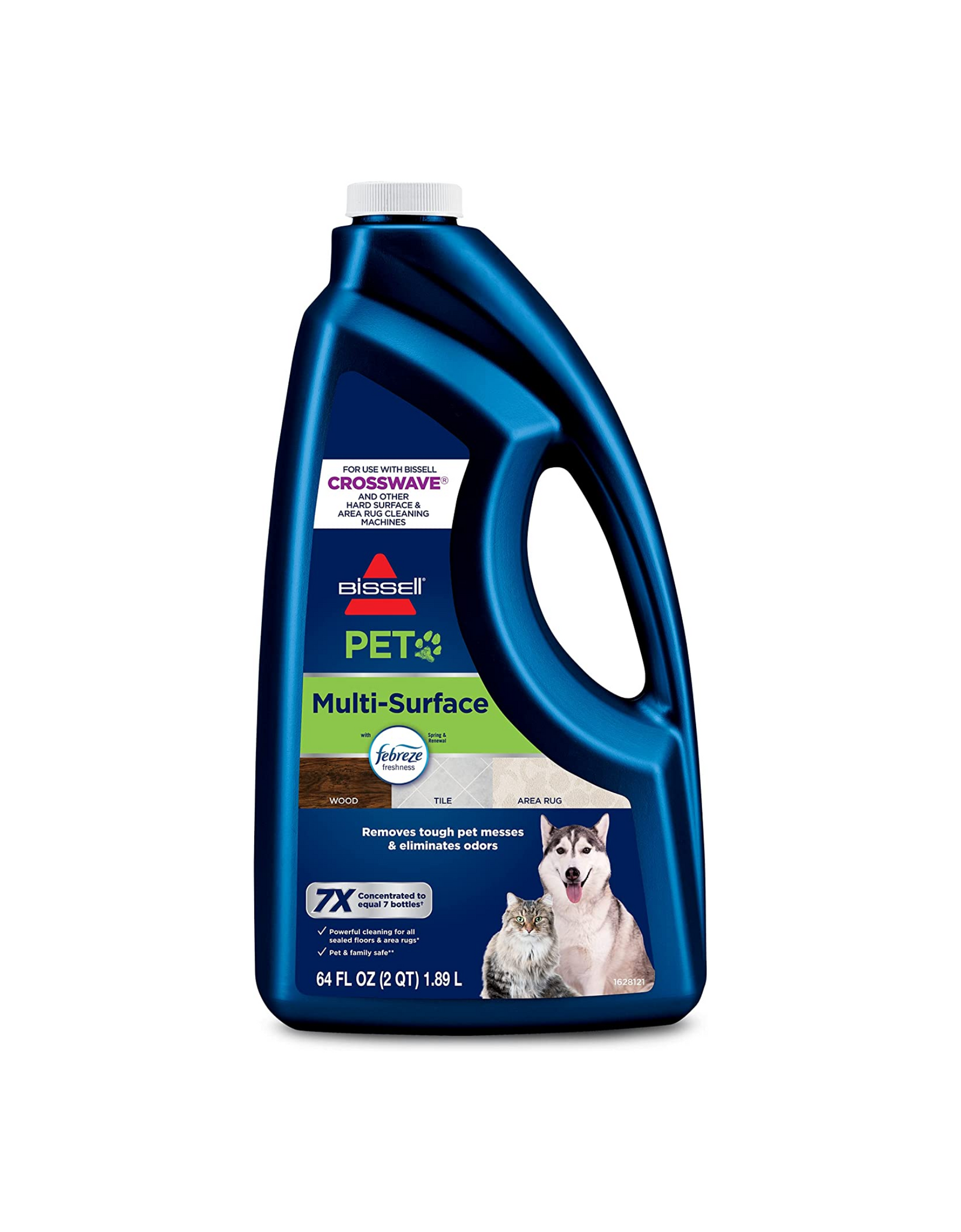 BISSELL Pet Multi-Surface Febreze Freshness (22951), Removes Tough Pet Messes & Eliminate Ordors, 64 fl oz