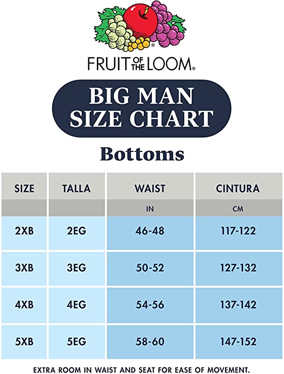 Fruit of the Loom Men's Breathable Boxer Briefs, Big Man