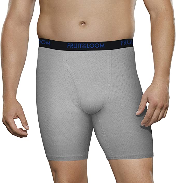 Fruit of the Loom Men's Breathable Boxer Briefs, Big Man