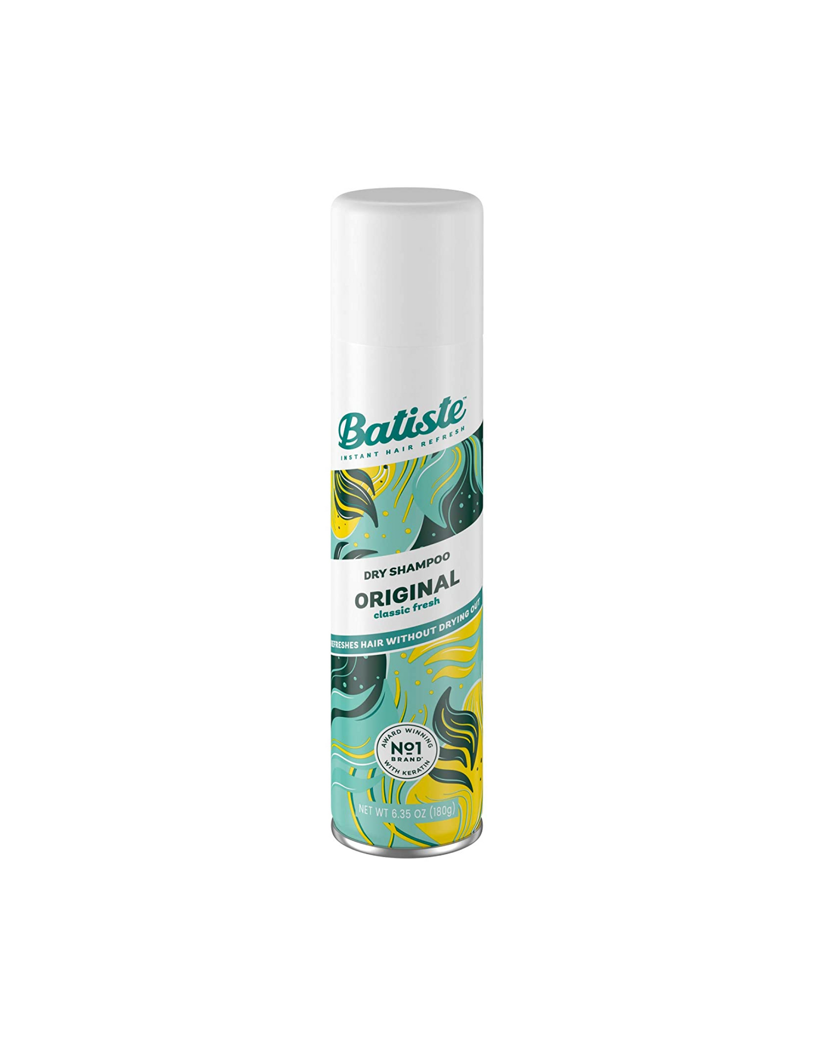 Batiste Dry Shampoo, Original Fragrance, Refresh Hair and Absorb Oil Between Washes, 6.35 fl oz