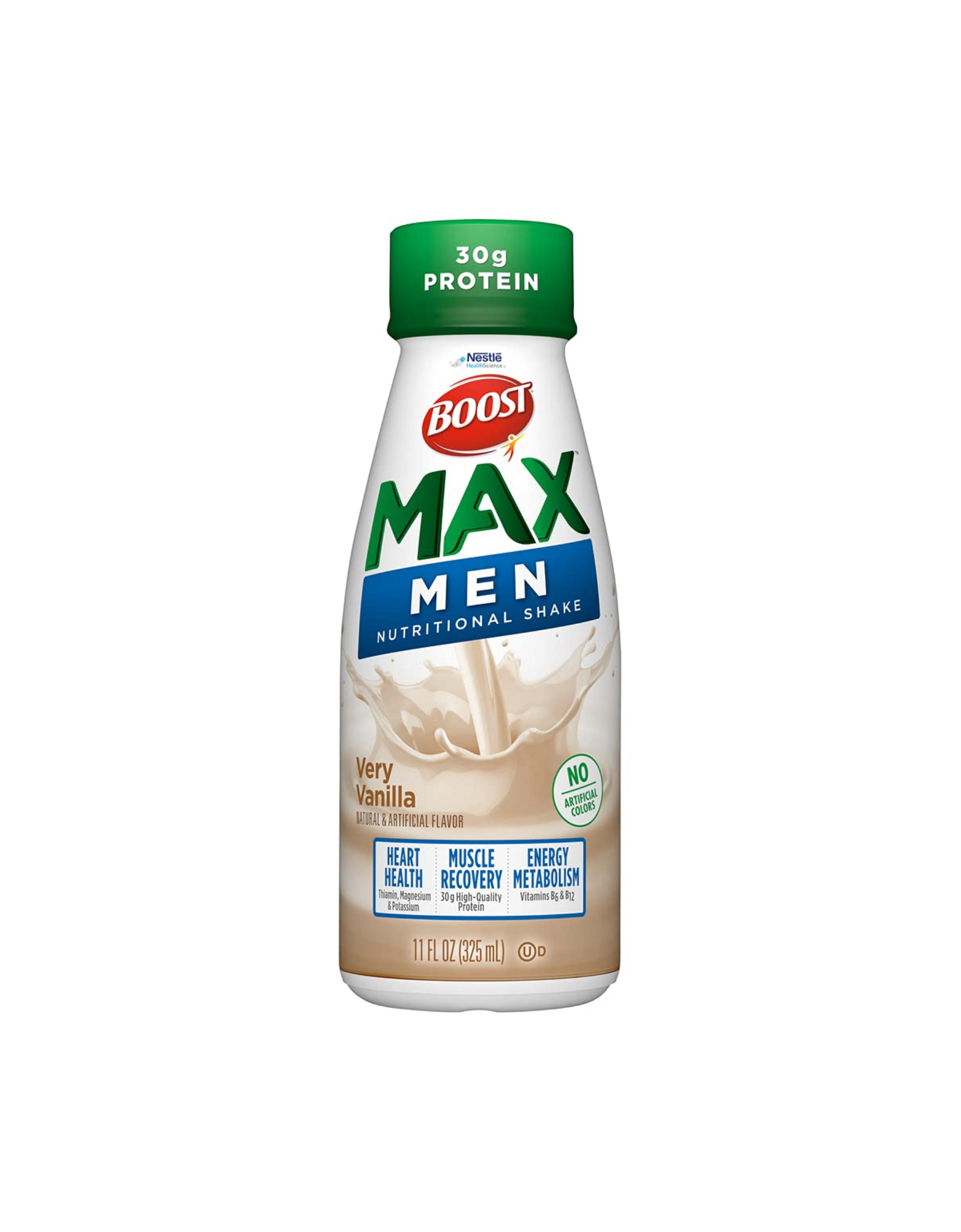 Boost Max Protein Drink, Men Nutritional Shake, Very Vanilla, 11 fl oz (Pack of 12)