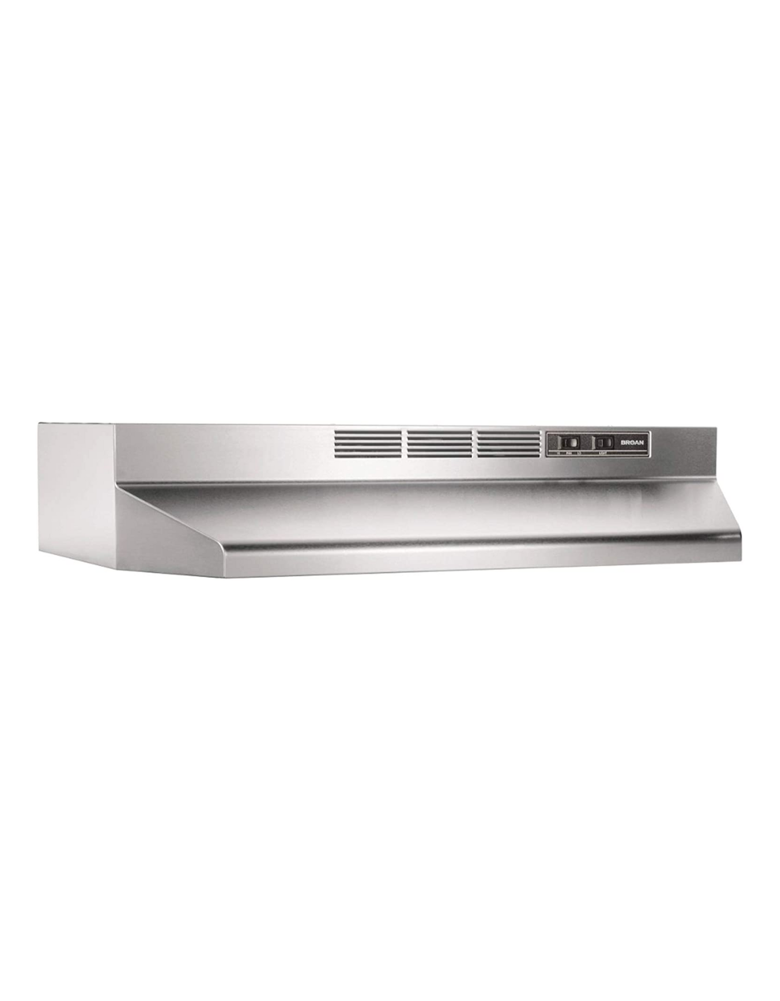 Broan-NuTone 413004 Non-Ducted Ductless Range Hood with Lights Exhaust Fan, 30", Stainless Steel