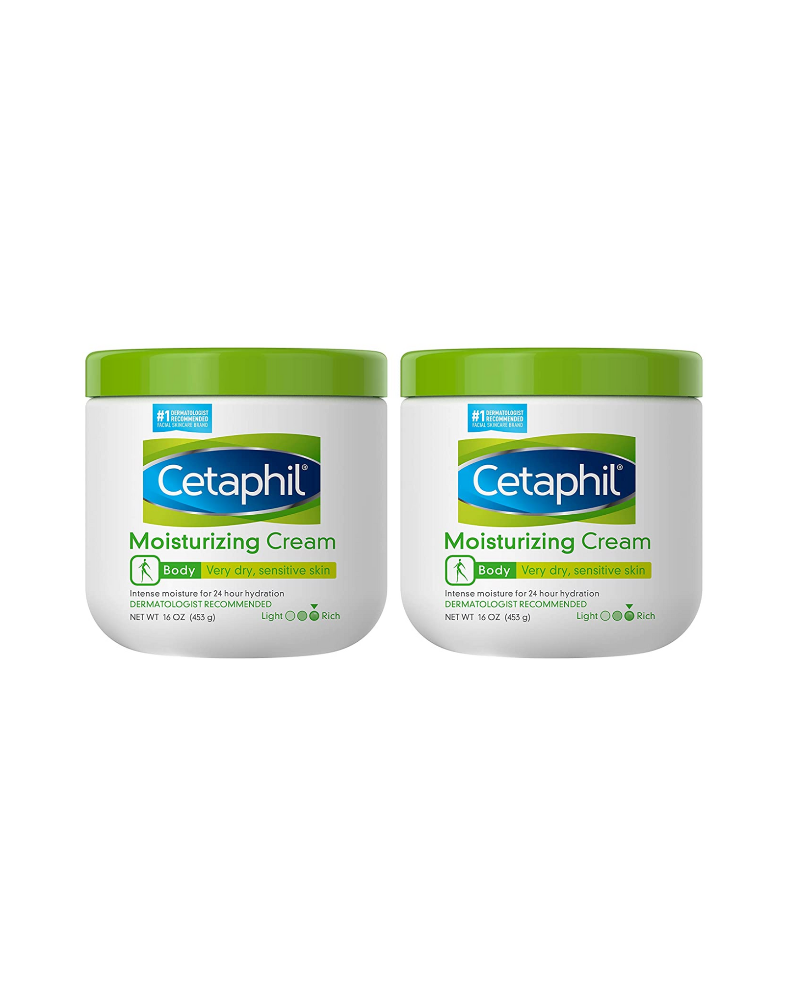 CETAPHIL Moisturizing Cream, 16oz (Pack of 2)