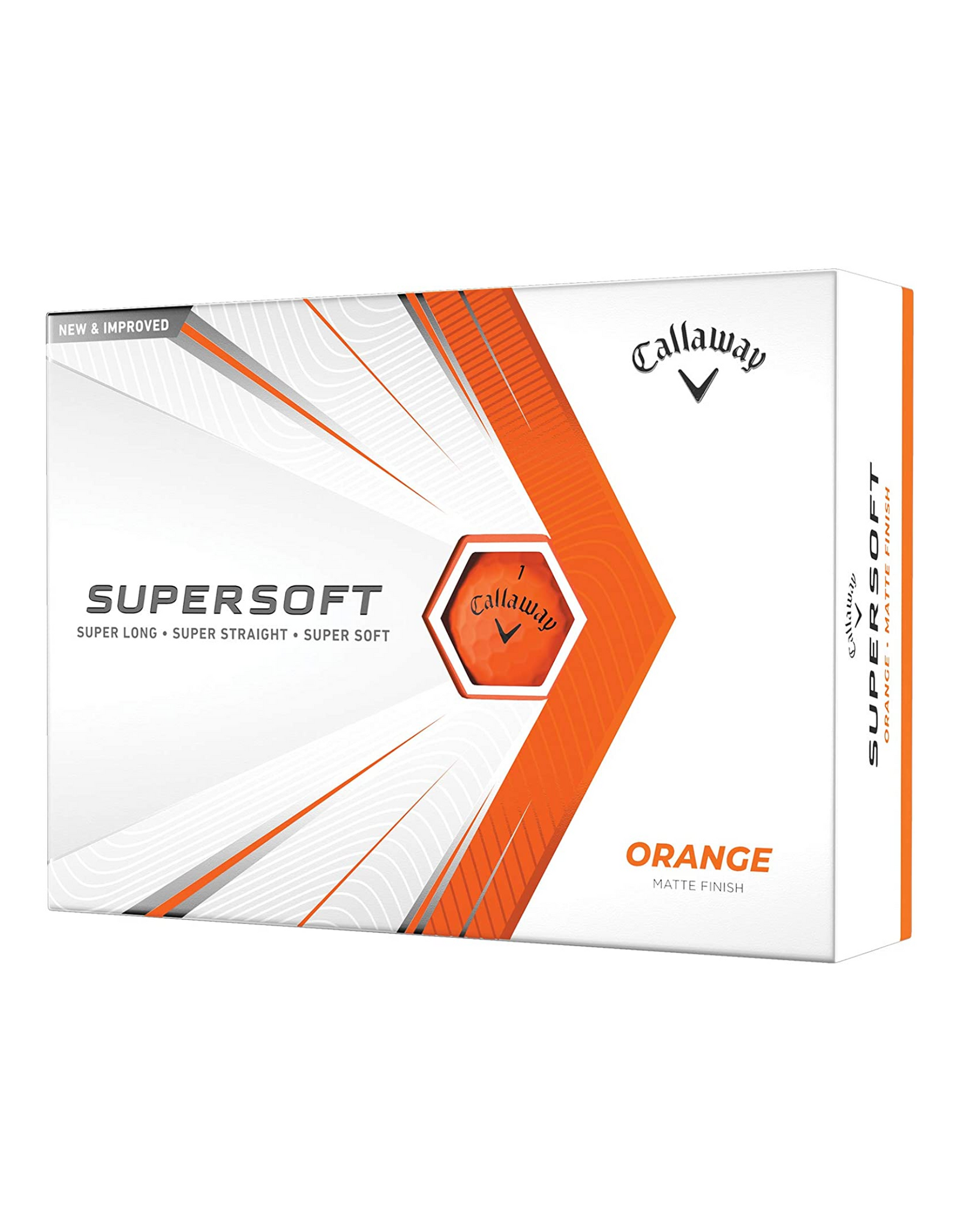 Callaway 2021 Supersoft Golf Balls, Orange (12 Pack)