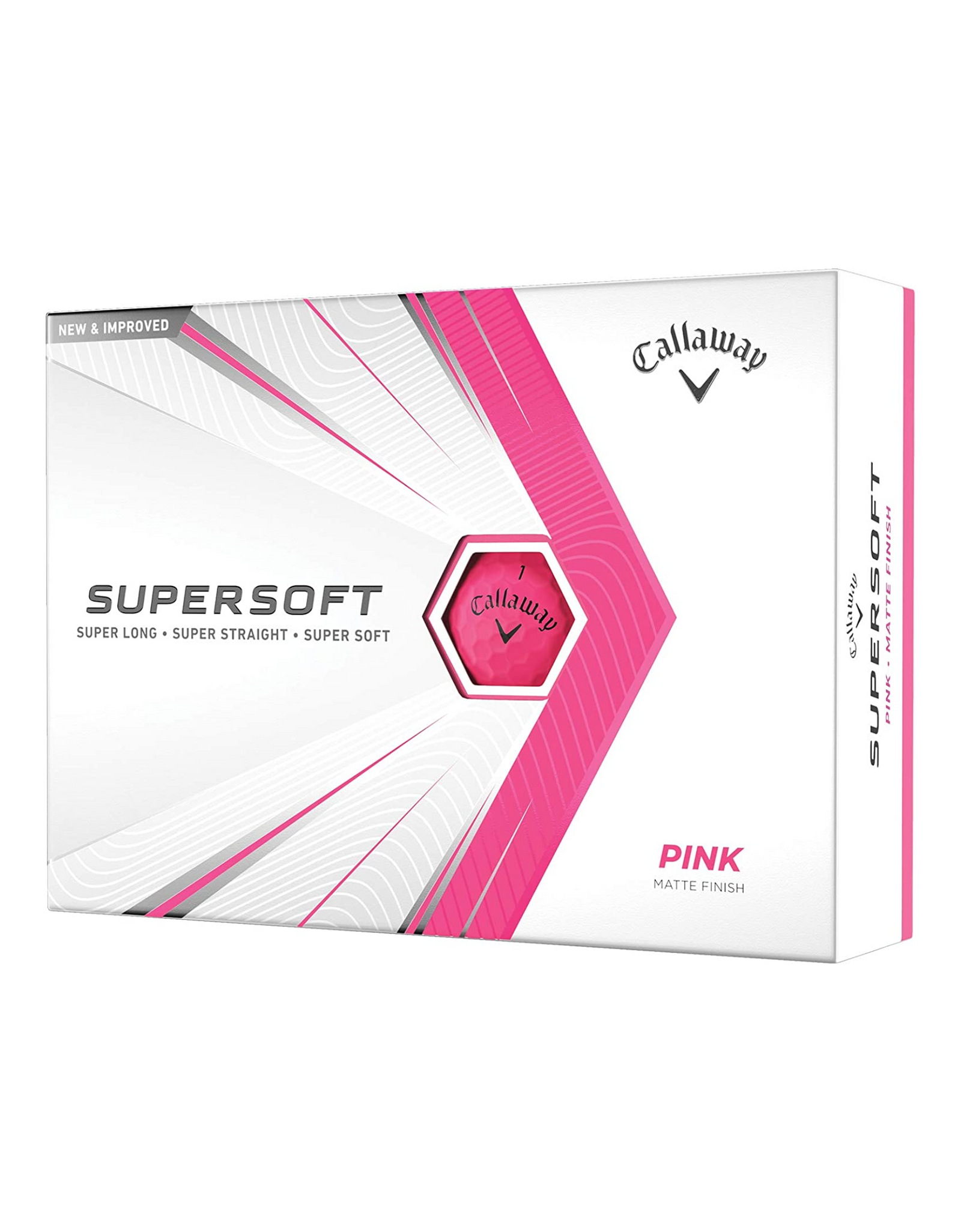 Callaway 2021 Supersoft Golf Balls, Pink (12 Pack)